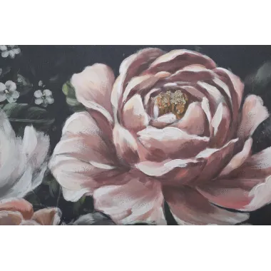 OBRAZ NA PŁÓTNIE RED FLOWY -B- 120X3,7X60 cm